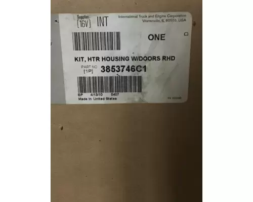 INTERNATIONAL International  Heater Housing