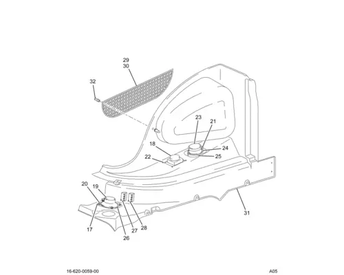 INTERNATIONAL International  Interior Trim Panel