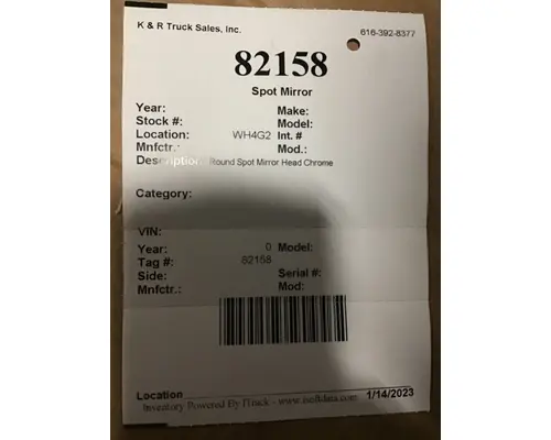 INTERNATIONAL International  Mirror (Side View)