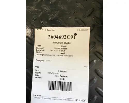 INTERNATIONAL LONESTAR Interior Trim Panel