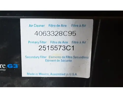 INTERNATIONAL LT625 Air Cleaner