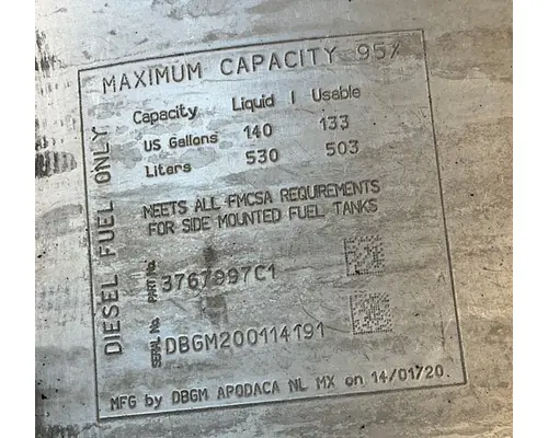 INTERNATIONAL LT625 Fuel Tank