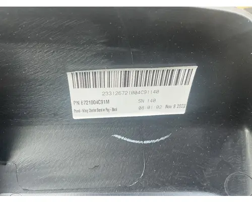 INTERNATIONAL LT625 Instrument Cluster Bezel