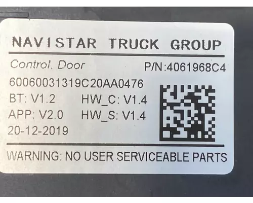 INTERNATIONAL LT625 Power Window Motor