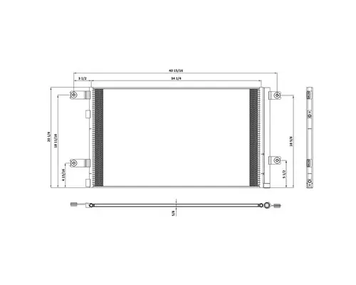 INTERNATIONAL LT AIR CONDITIONER CONDENSER