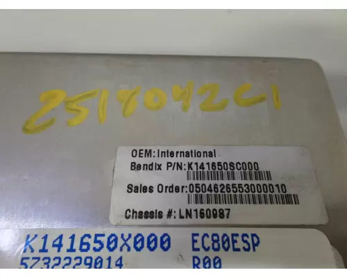 INTERNATIONAL LT BRAKE CONTROL MODULE (ABS)