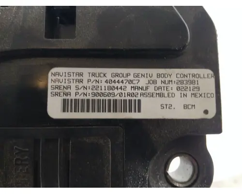INTERNATIONAL LT CAB CONTROL UNIT MODULE