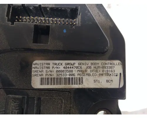 INTERNATIONAL LT CAB CONTROL UNIT MODULE