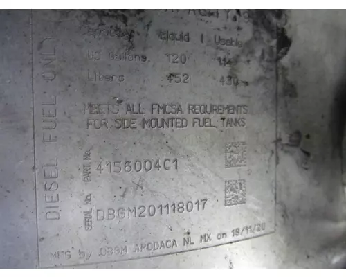INTERNATIONAL LT FUEL TANK
