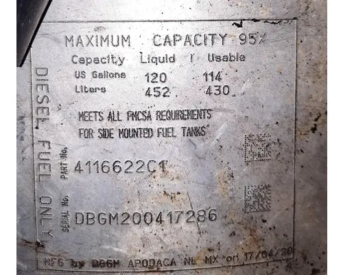 INTERNATIONAL LT FUEL TANK