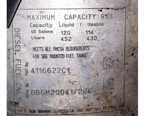 INTERNATIONAL LT FUEL TANK