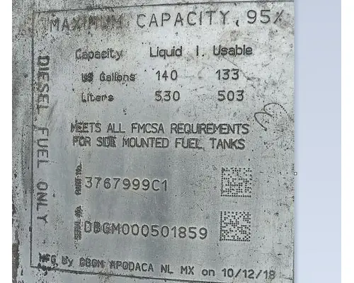 INTERNATIONAL LT FUEL TANK