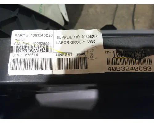 INTERNATIONAL LT INTERIOR CABINET