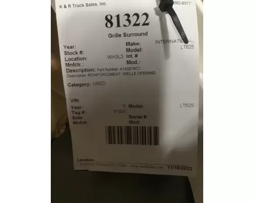 INTERNATIONAL LT Miscellaneous Parts