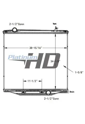 INTERNATIONAL LT RADIATOR ASSEMBLY