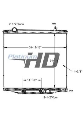 INTERNATIONAL LT RADIATOR ASSEMBLY