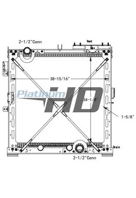 INTERNATIONAL LT RADIATOR ASSEMBLY