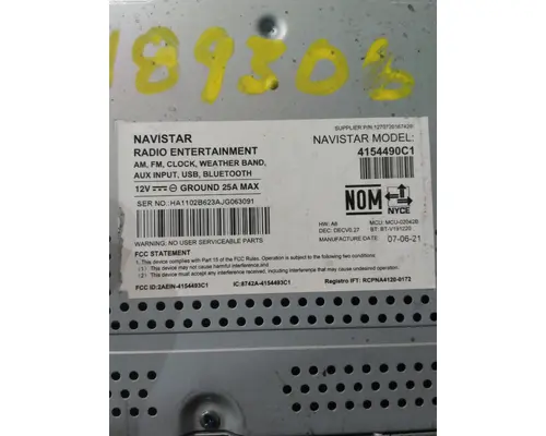 INTERNATIONAL LT RADIO AMFMBLUETOOTH