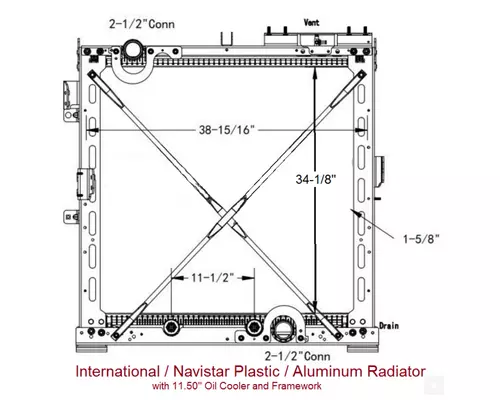 INTERNATIONAL LT Radiator