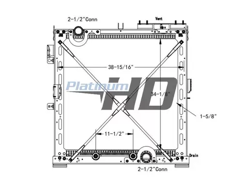 INTERNATIONAL LT Radiator