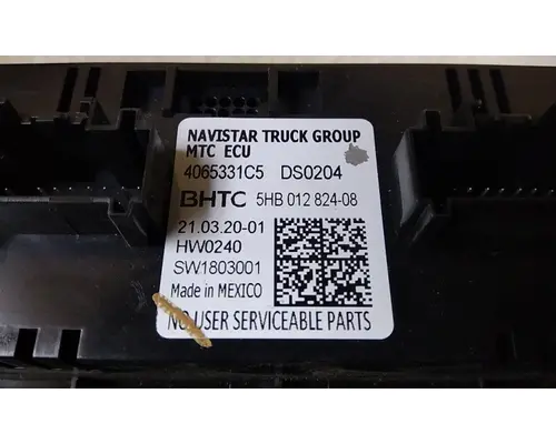 INTERNATIONAL LT TEMPERATURE CONTROL