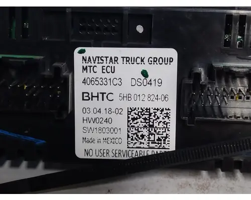 INTERNATIONAL LT TEMPERATURE CONTROL