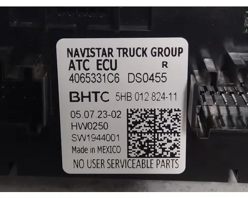 INTERNATIONAL LT TEMPERATURE CONTROL