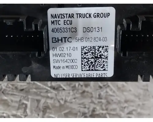 INTERNATIONAL LT TEMPERATURE CONTROL