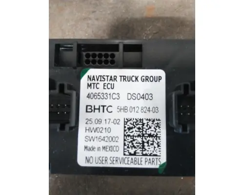 INTERNATIONAL LT TEMPERATURE CONTROL