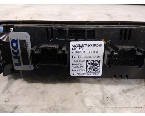 INTERNATIONAL LT TEMPERATURE CONTROL