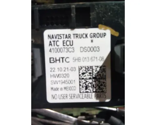 INTERNATIONAL LT TEMPERATURE CONTROL