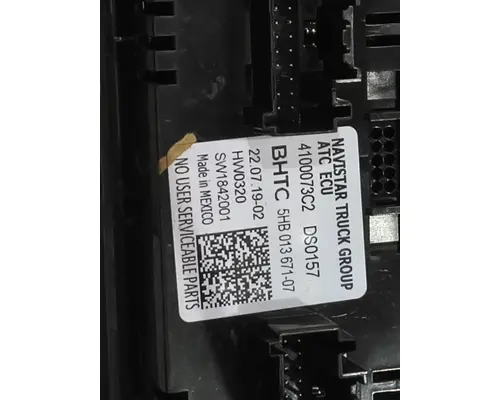 INTERNATIONAL LT TEMPERATURE CONTROL