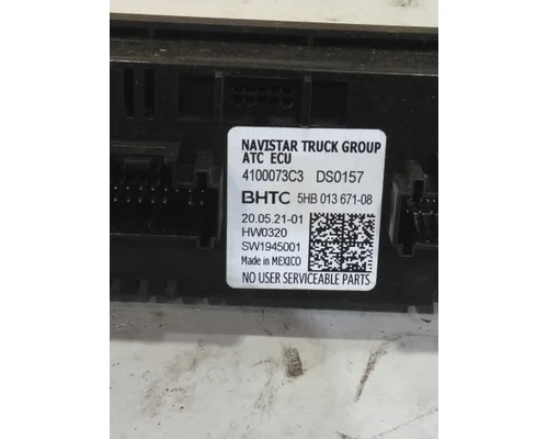 INTERNATIONAL LT TEMPERATURE CONTROL