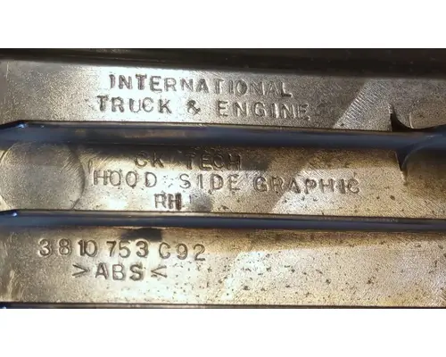 INTERNATIONAL LoneStar Hood Trim & Misc. Parts
