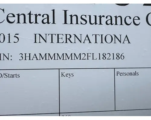 INTERNATIONAL MA025 Complete Vehicle