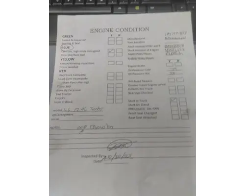 INTERNATIONAL MAXXFORCE 13 EPA 10 ENGINE ASSEMBLY