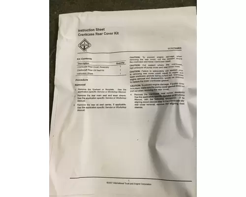 INTERNATIONAL MAXXFORCE 5 Engine Parts, Misc.