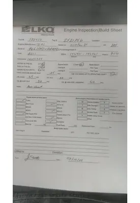 INTERNATIONAL MAXXFORCE DT EPA 07 ENGINE ASSEMBLY