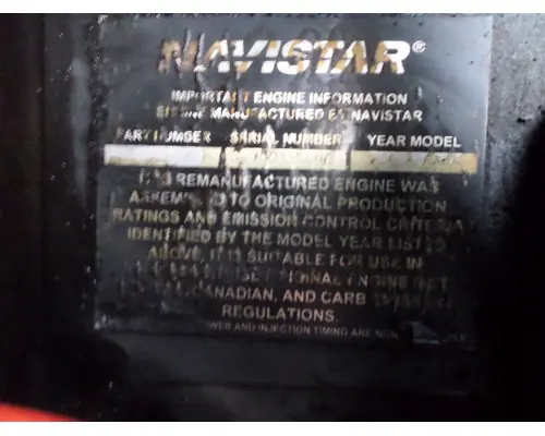 INTERNATIONAL MAXXFORCE DT EPA 07 ENGINE ASSEMBLY