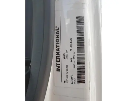 INTERNATIONAL MV607 Complete Vehicle