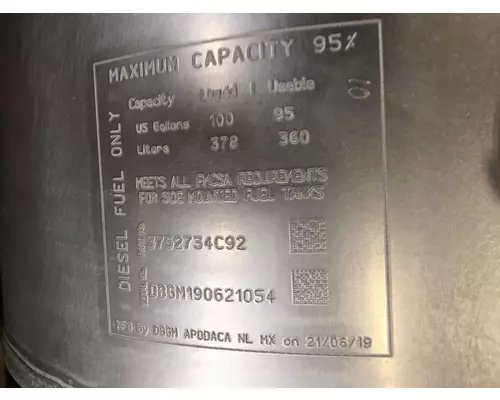 INTERNATIONAL MV607 Fuel Tank