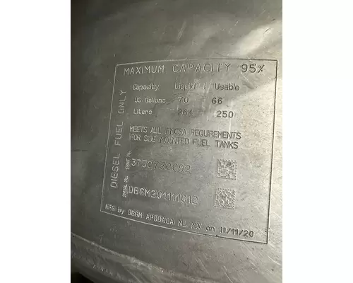 INTERNATIONAL MV607 Fuel Tank