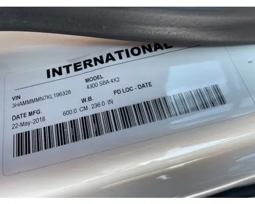 INTERNATIONAL MV607 Vehicle For Sale