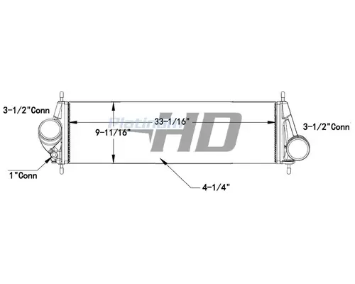 INTERNATIONAL MV CHARGE AIR COOLER (ATAAC)