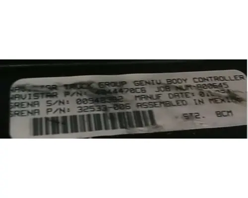 INTERNATIONAL MV CHASSIS CONTROL MODULE (CCM)