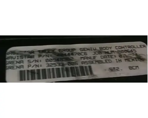INTERNATIONAL MV CHASSIS CONTROL MODULE (CCM)