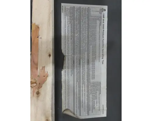 INTERNATIONAL MV INTERIOR SUN VISOR