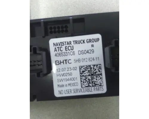 INTERNATIONAL MV TEMPERATURE CONTROL