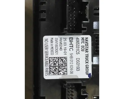 INTERNATIONAL MV TEMPERATURE CONTROL