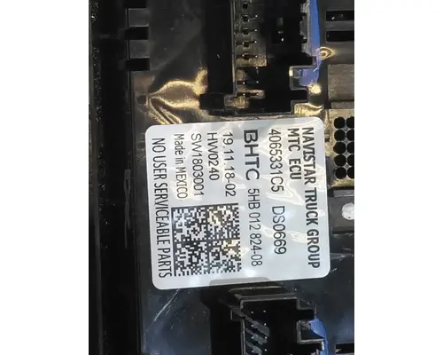 INTERNATIONAL MV TEMPERATURE CONTROL
